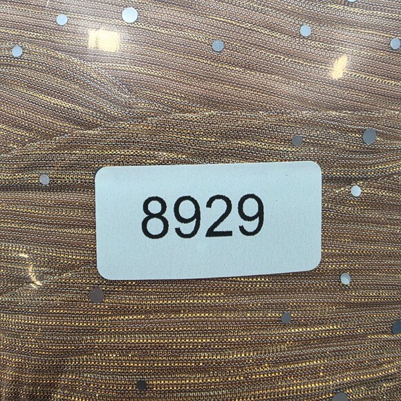 Womens Unit Horse Sequin Embellished Gold Maxi Dress Short Sleeves V Neck XXL - Picture 10 of 10